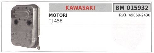 Marmitta kawasaki tagliasiepe - marmitta,