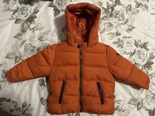 Giacca giubbotto invernale imbottito , Primigi, 68 cm - 9 mesi, arancione, usata
