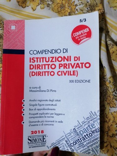 Compendio istituzioni di - compendio,