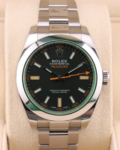 2022 rolex milgauss green - rolex,