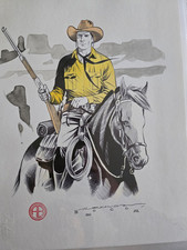TEX DISEGNO ORIGINALE FIRMATO ALESSANDRO BOCCI