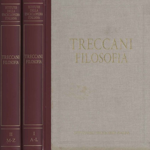 Treccani filosofia volumi e - treccani, (volumi