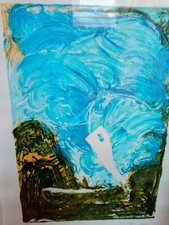 Serigrafia M.Schifano "Cielo Alto"