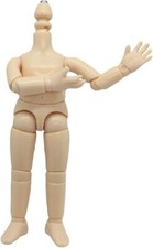 Bambola Obitsu 11 cm Corpo Obitsu con magnete Bianco Morbido vinile Corpo fig...