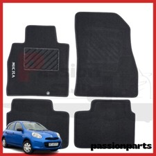TAPPETI NISSAN MICRA K13 DAL 2010 AL 2016 IN MOQUETTE CON RICAMO E 1 FISSAGGIO