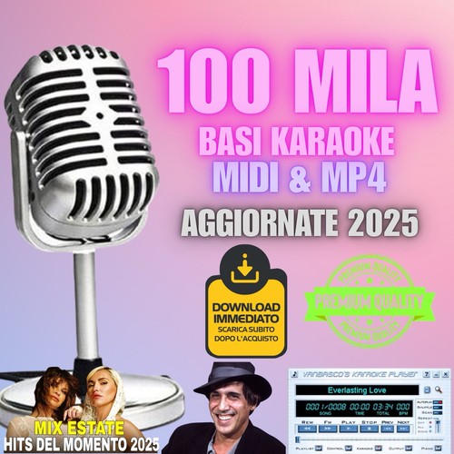 100 mila basi - mila, musicali-karaoke