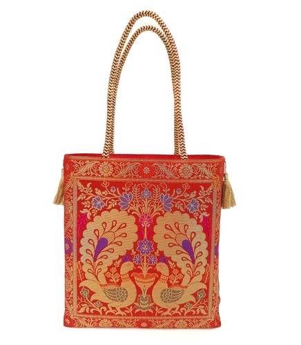 Borsa mano donna broccato - borsa,