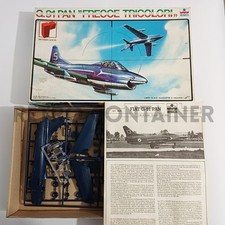 Vintage Model Kit - ESCI 1/48 Fiat G.91 PAN Frecce Tricolori Airplane NEW