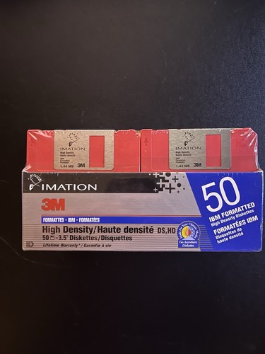 Confezione floppy disk 3m - confezione, 50