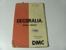 RARA CARTELLA COLORI FILATO DECORALIA DMC VINTAGE ANNO 1977 RARA 1à EDIZIONE