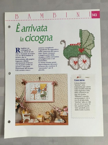 Schema punto croce bambini - schema, è