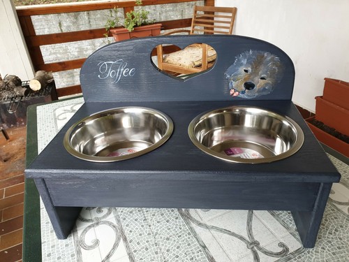 Porta ciotole per - cani, "chow
