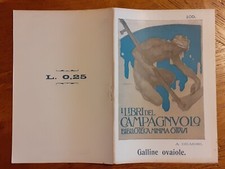 I LIBRI DEL CAMPAGNUOLO  n. 105  "Galline Ovaiole"  1912 OTTIMO RARO !