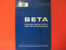 CATALOGO NORME PRINCIPALI PER LE RIPARAZIONI LANCIA BETA