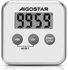 Timer Da Cucina Digitale Con Grande Schermo LCD, Timer Multifunzione Con Magnete