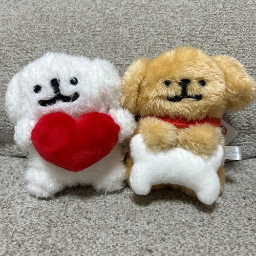 Peluche maltese con mascotte