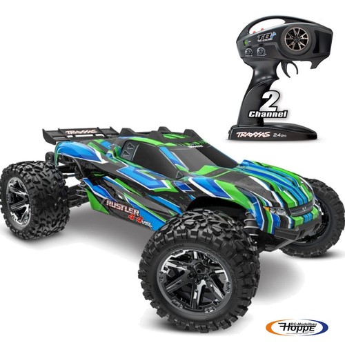 Traxxas rustler 4x4 vxl verde - traxxas,