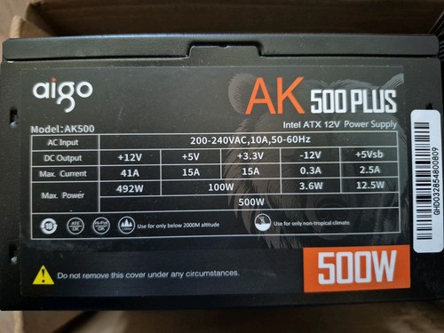 Alimentatore 500w - alimentatore, pc