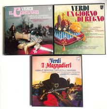 3 LP-Boxen Verdi IL COSARO /