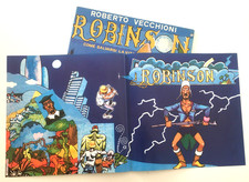 Roberto Vecchioni - Robinson  ( LP con mini poster di Andrea Pazienza! ) - M-/M