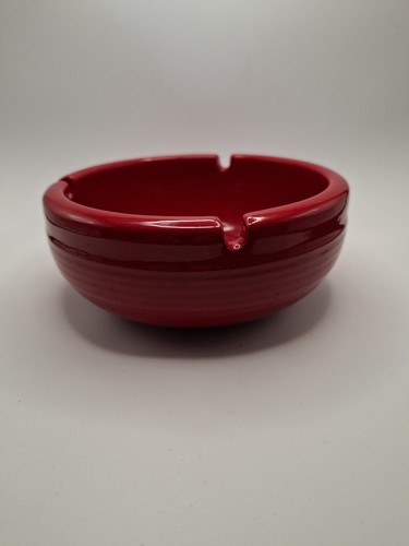 Posacenere rosso ceramica - posacenere, 4p
