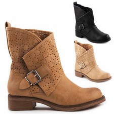Stivali donna bassi biker