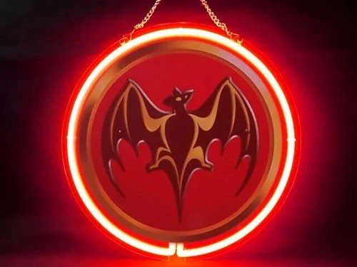 Bacardi rum bat acrylic - bacardi,