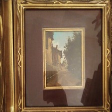 Pair of oil paintings on