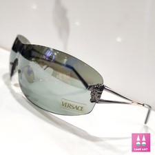 Versace N 30 vintage sunglasses wrap shield Y2K 2000s wraparound occhiali gafas