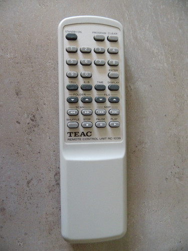 Teac telecomando control - control, unit