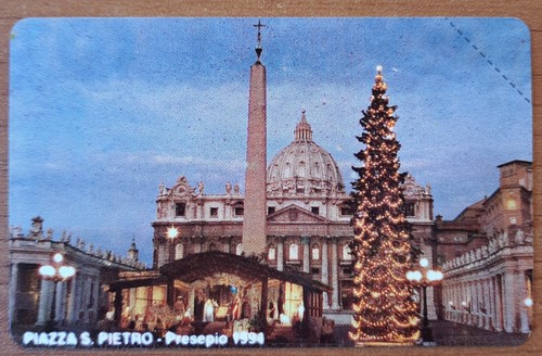 Scheda telefonica vaticano - scheda,