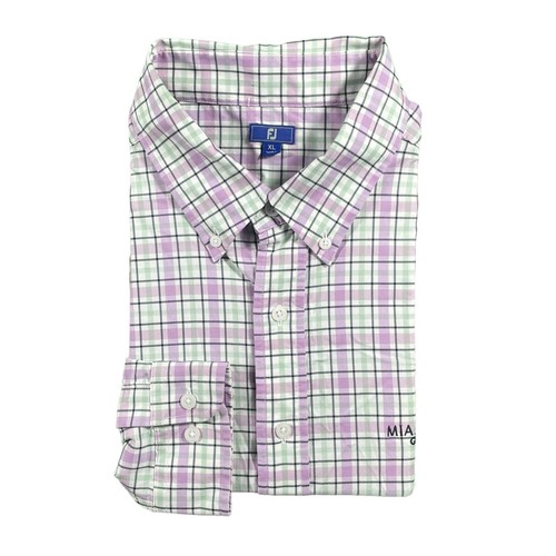 Camicia footjoy gingham cotone - camicia,