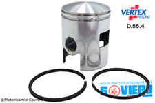 Pistone D.55.4 Vertex Completo Vespa 125 Et3 Primavera