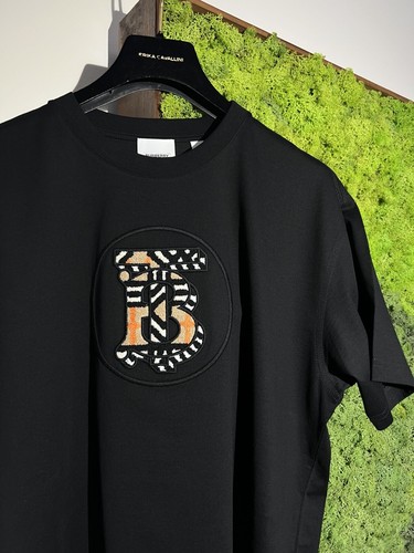 Shirt burberry nera carrick - t-shirt,