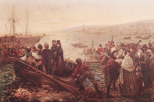 Cartolina partenza da - partenza,