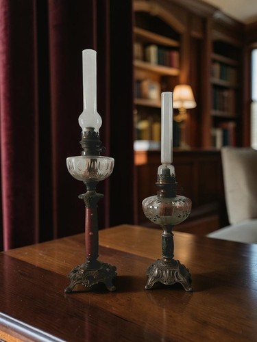 Coppia lampade petrolio - coppia,