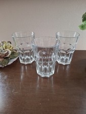 Set 3 Bicchieri Vetro Spesso cocktail San Pellegrino 33cl Vintage