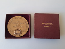 MEDAGLIONE CINQUANTENARIO TOURING CLUB ITALIANO 1954 IN SCATOLA