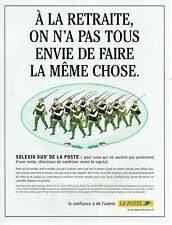 Publicité Advertising 069   2004  la Poste  Solesio duo  la Retraite 18.6.19