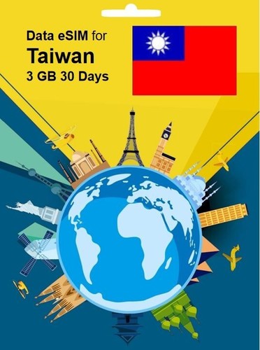 Taiwan travel sim card data - taiwan,