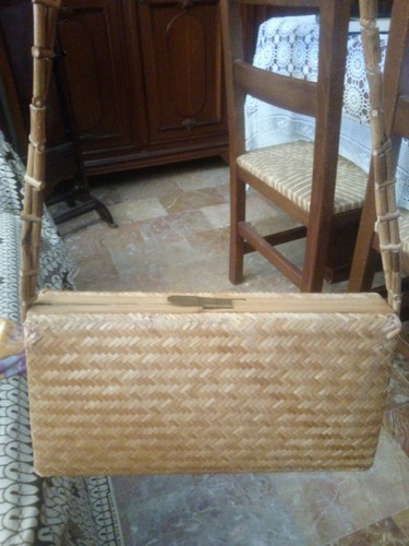 Borsetta vimini con - borsetta,