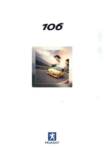 Catalogue brochure peugeot 106 - brochure,