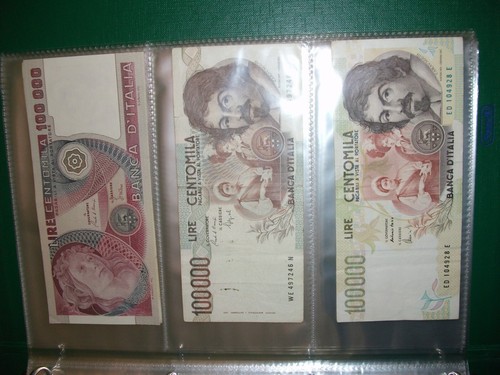 Lotto banconote italiane - banconote,