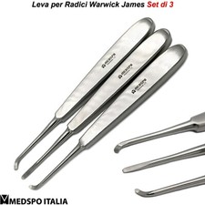 Leve per Radici Warwick James Chirurgiche Estrazione del Dente Leva Lussatore CE