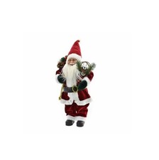 Babbo natale 40cm rosso pl con