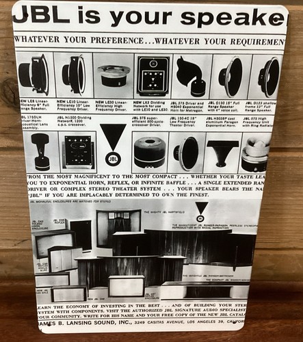Jbl speaker component repro - component, ad
