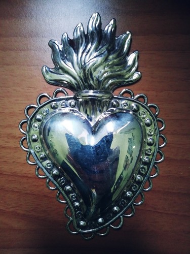 Voto cuore argento - in,