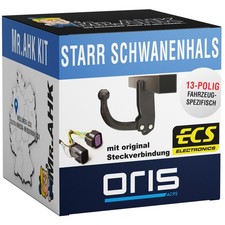 Oris Anhängerkupplung starr für Audi Q3 8U +S-Line 11-18 +13polig spez E-Satz