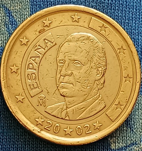 Rare mint error coin spain - mint,