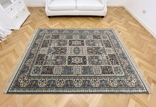 Tappeto grande in Lana 100% moderno ed elegante colore azzurro misura 250x170